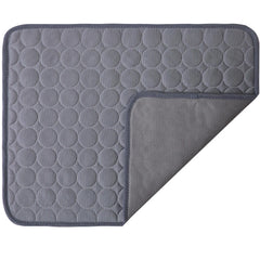Summer Pet Cooling Mat Pad for Medium Large Dogs Washable French Bulldog Big Dog Ice Gel Bed Shiba Inu Mattress mascotas Blanket