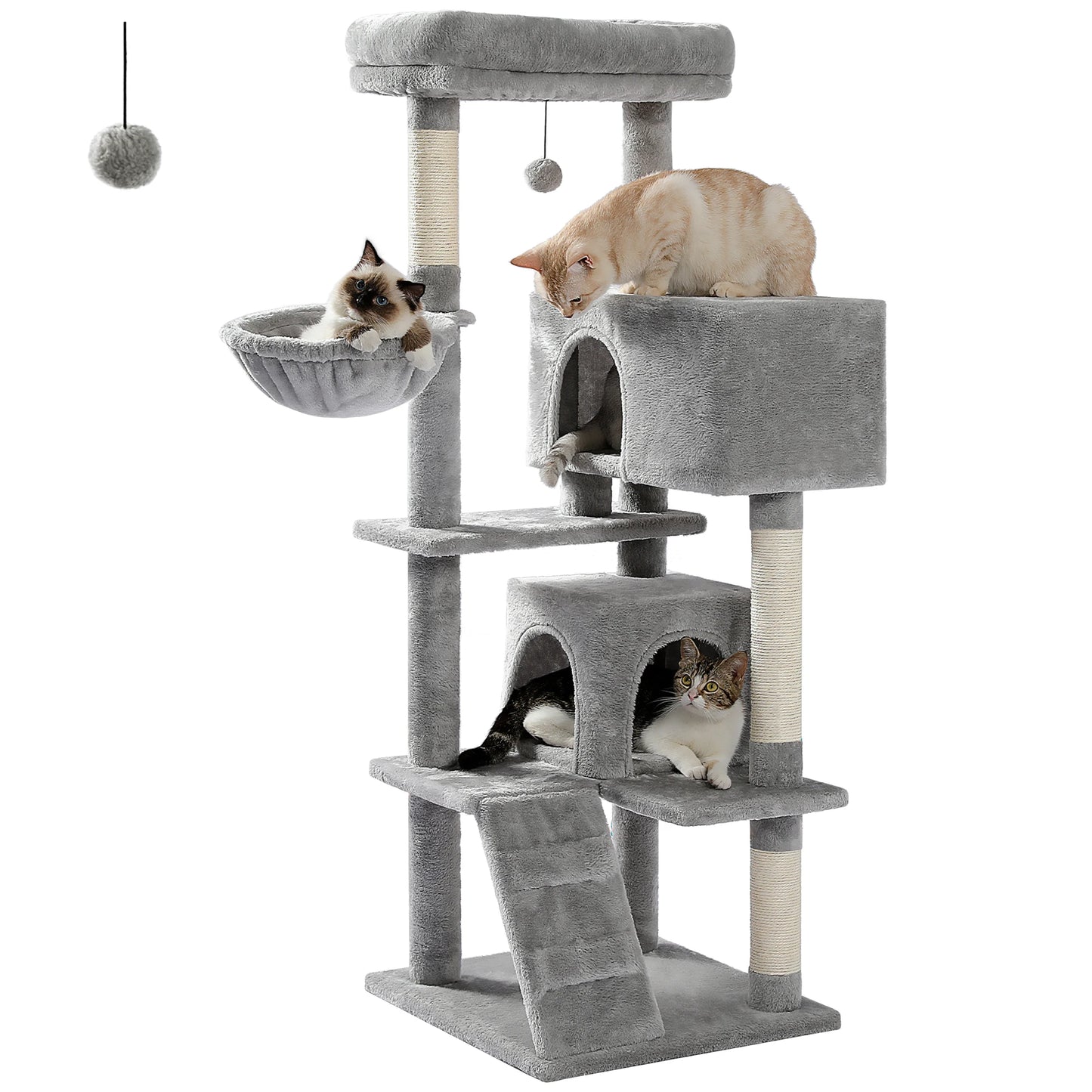 Cat Tree Tower with Cat Condo Cozy Perches Pet Play House