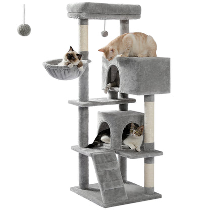 Cat Tree Tower with Cat Condo Cozy Perches Pet Play House