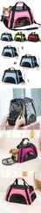Cat Dog Carrier Soft-Sided Pet Travel Carrier Breathable Mesh Small Dog Cat Outdoor Tent Carrier Outgoing Pets Handbag