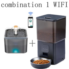 6L Dog Automatic Feeder Transparent Pet Smart Feeder 2L Cats Dispenser Feeding Bowl Remote Tuya WIFI Control Dry Food Pet Feeder