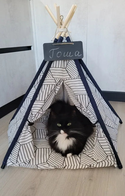 Dog Bed Portable Removable Washable Outdoor Kennels Cave