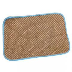 30*30cm Pet Rattan Mat Multipurpose Cooling Pad Sleeping Mat Pet Summer Supplies For Rabbit Chinchilla Guinea Pig ﻿