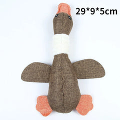 Pet Chew Toys Interactive Cartoon Animal Plush Alligator Shape Dog Sound Toy Gnawing Grinding Teeth Training Supplies