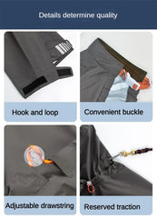 New Dog Raincoat Waterproof and Comfortable Fabric Night Reflective Hooded Pet Supplies Labrador Golden Retriever Bulldog