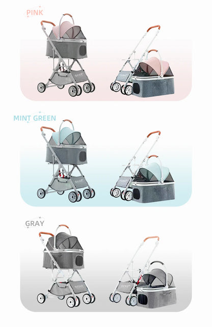 Cat Dog Easy Walk Folding Travel Carrier