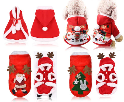 Christmas Dog Clothes Winter Pet Clothes