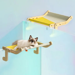 Safety Breathable Cats Bed Durable Window Balcony Hanging Cat Hammock for Pet Indoor Cat Bed