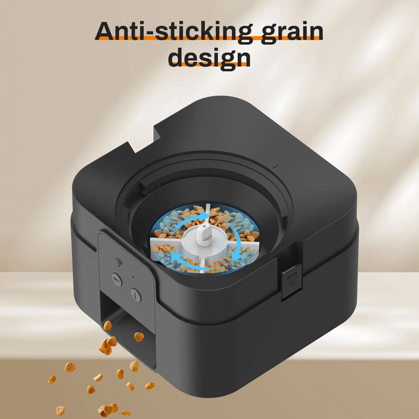 3.5L Automatic Pet Feeder WiFi APP Smart Timed Dosing Feeder