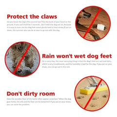 4pcs/set Waterproof Pet Dog Shoes Chihuahua Anti-slip Rain Boots Footwear For Small Cats Dogs Puppy Booties