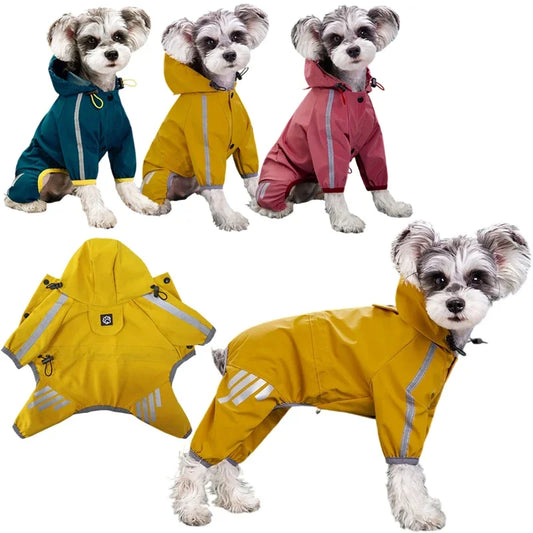 Waterproof Pet Clothes Puppy Raincoat