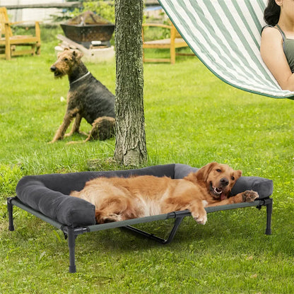 BINGOPAW Outdoor Elevated Dog Bed