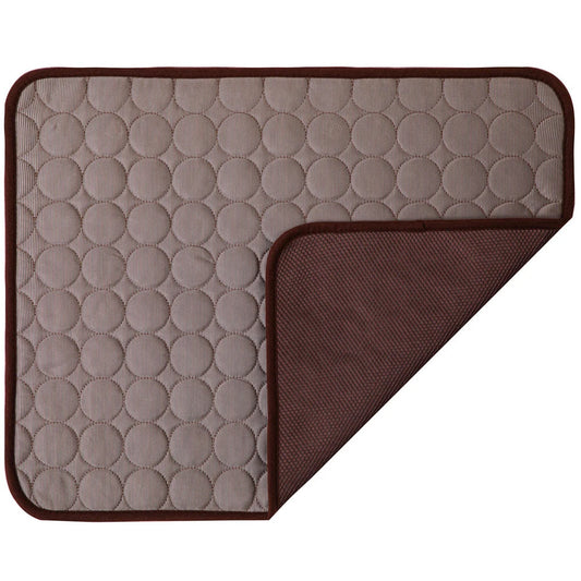 Summer Pet Cooling Mat Pad for Medium Large Dogs Washable French Bulldog Big Dog Ice Gel Bed Shiba Inu Mattress mascotas Blanket