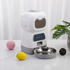 3.5L Automatic Pet Feeder WiFi APP Smart Timed Dosing Feeder Cat Dog Food Dispenser 2L Auto Drink Fountain Water Feeder Cat Bowl