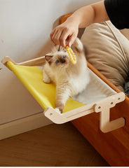 Safety Breathable Cats Bed Durable Window Balcony Hanging Cat Hammock for Pet Indoor Cat Bed