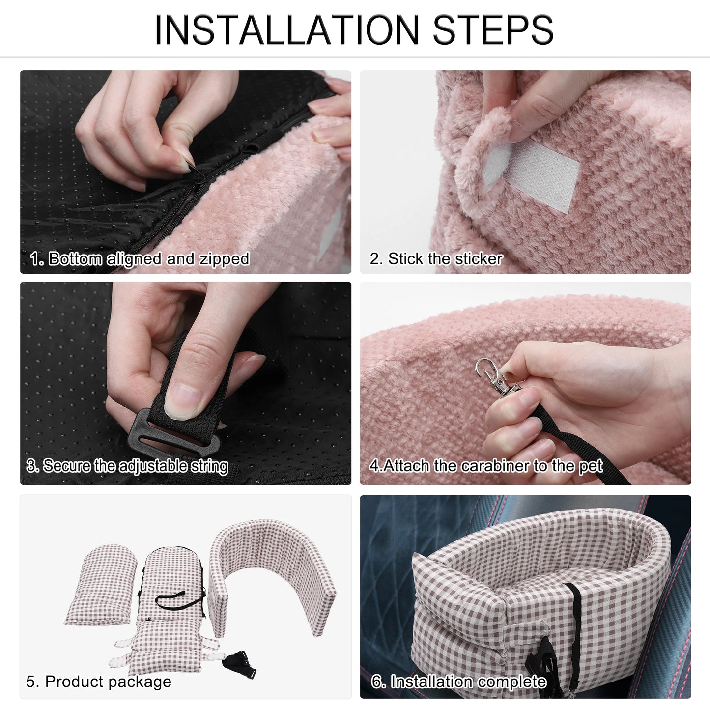 UXCELL Dog Car Seat Bags
