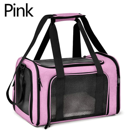 Soft Carrier Side Backpack Pet Dog Travel Bags