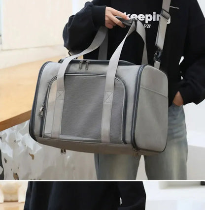 Soft Carrier Side Backpack Pet Dog Travel Bags
