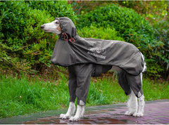 New Dog Raincoat Waterproof and Comfortable Fabric Night Reflective Hooded Pet Supplies Labrador Golden Retriever Bulldog