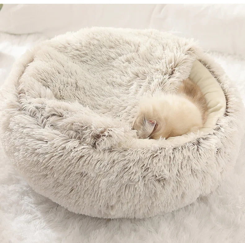 Autumn and Winter soft plush pet bed