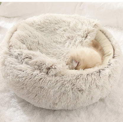 Autumn and Winter soft plush pet bed