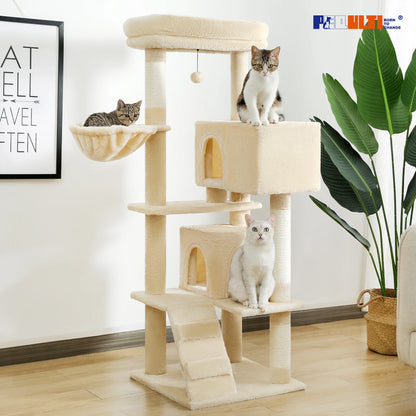 Cat Tree Tower with Cat Condo Cozy Perches Pet Play House