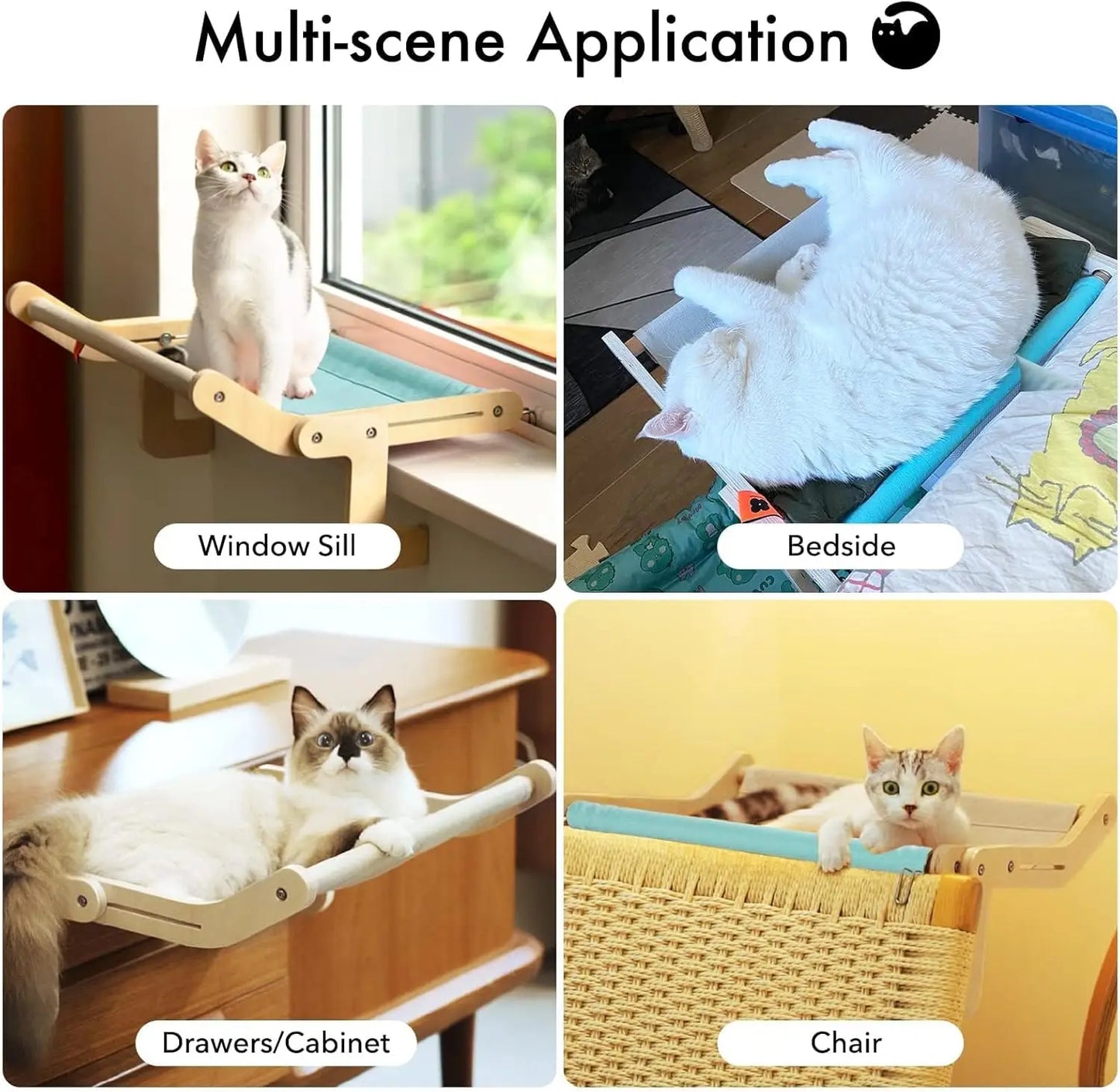 Bedside Bed Pet Nest Window Hanging Cat Bed
