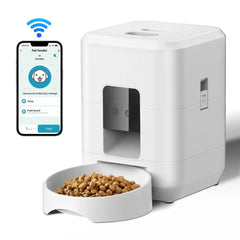 3.5L Automatic Pet Feeder WiFi APP Smart Timed Dosing Feeder Cat Dog Food Dispenser 2L Auto Drink Fountain Water Feeder Cat Bowl
