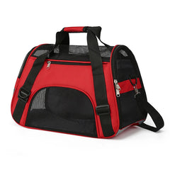 Cat Dog Carrier Soft-Sided Pet Travel Carrier Breathable Mesh Small Dog Cat Outdoor Tent Carrier Outgoing Pets Handbag