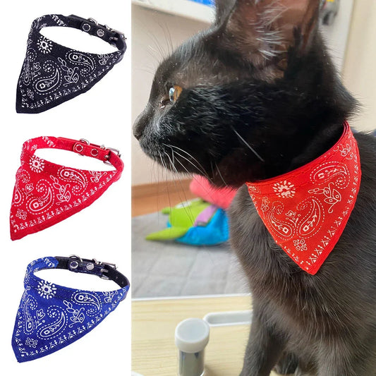 Cat Collar Lovely Adjustable Size Dog Cat Necktie