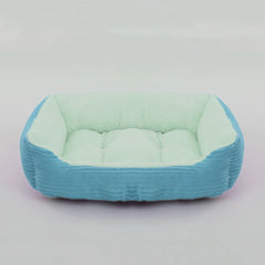 Bed for Dog Cat Pet Square Plush Kennel Medium Small Dog Sofa Bed Cushion Pet Calming Dog Bed House Pet Supplies Accessories