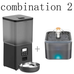 6L Dog Automatic Feeder Transparent Pet Smart Feeder 2L Cats Dispenser Feeding Bowl Remote Tuya WIFI Control Dry Food Pet Feeder