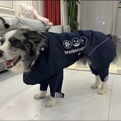 Waterproof Dog Raincoat Jumpsuit For Medium Large Dogs Rain Coat Outdoor Pet Clothes Puppy Doberman Labrador Husky Jacket