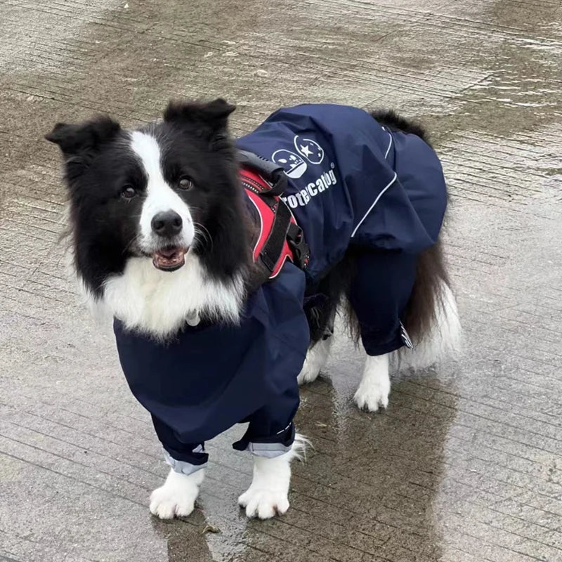 Waterproof Dog Raincoat Jumpsuit