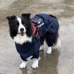 Waterproof Dog Raincoat Jumpsuit For Medium Large Dogs Rain Coat Outdoor Pet Clothes Puppy Doberman Labrador Husky Jacket