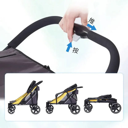 Dog Stroller Lightweight Llightweight Folding Stroller