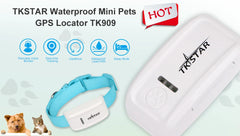 2G Mini Pet GPS Tracker TK909 Waterproof IP65 Geofence Track GPS For Cat Collar Voice Monitor GPS Locator For Dog FREE APP