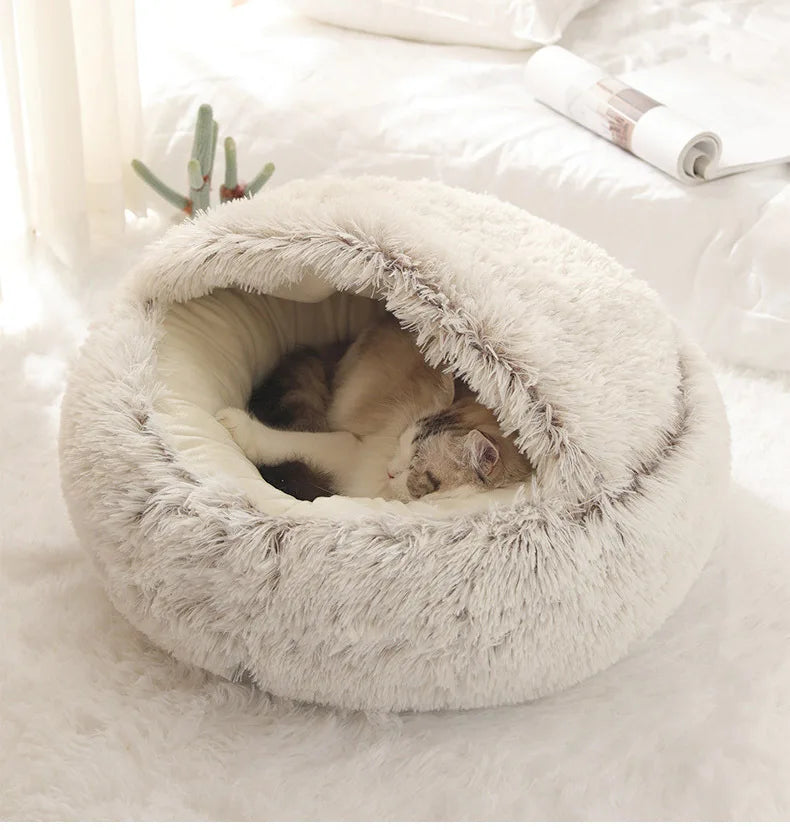 Autumn and Winter soft plush pet bed