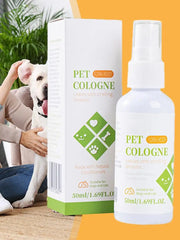 50ml Dog Perfume Spray Pet Odor Eliminator Spray Long-Lasting Dog Calming Deodorizer Dog Conditioner Spray For Smelly Dogs