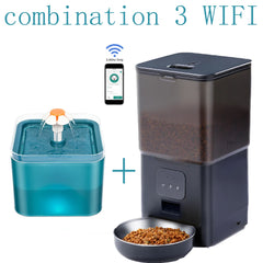 6L Dog Automatic Feeder Transparent Pet Smart Feeder 2L Cats Dispenser Feeding Bowl Remote Tuya WIFI Control Dry Food Pet Feeder