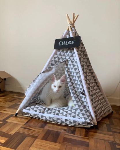 Dog Bed Portable Removable Washable Outdoor Kennels Cave