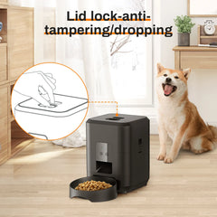 3.5L Automatic Pet Feeder WiFi APP Smart Timed Dosing Feeder Cat Dog Food Dispenser 2L Auto Drink Fountain Water Feeder Cat Bowl