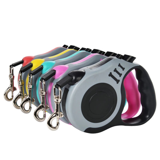 3m 5m Dog Leash For Small Medium Large Dogs Cats Automatic Retractable Durable Strong Nylon Puppy Lead Schnauzer Pet Supplies