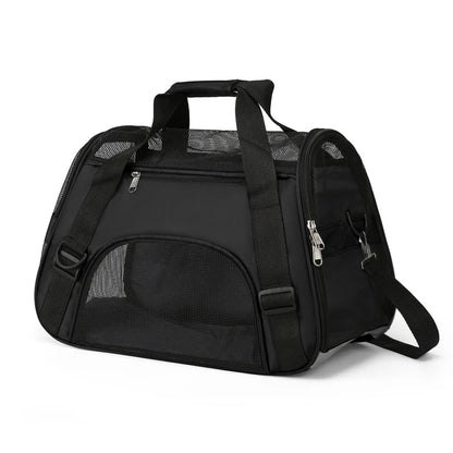 Soft-Sided Pet Travel Carrier Breathable Mesh Outdoor Tent Carrier