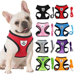 Cat Dog Harness With Lead Leash Kitten Puppy Outdoor Walking Collar Harness Adjustable Vest For Small Medium Pet Accessories